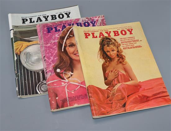 Vintage Playboy magazines